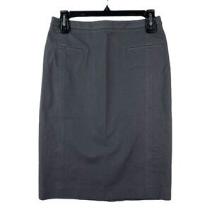 Banana Republic Pencil Skirt Womens Size 0 Gray